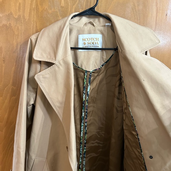 Scotch & Soda Classic Beige Trench Coat - Picture 3 of 3
